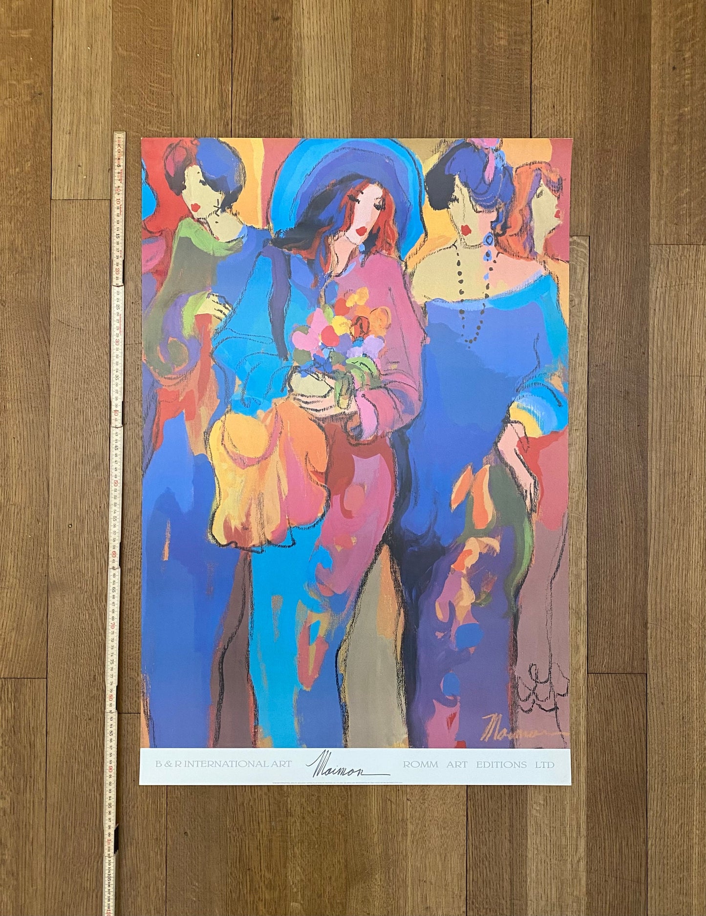 Isaac Maimon original art poster - 24.0"×36.0" (61×91.5cm)