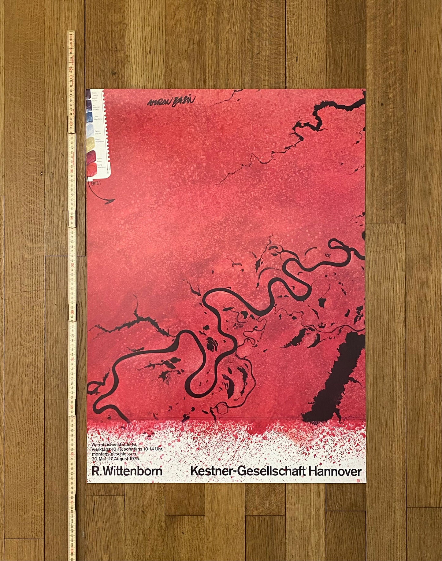 Rainer Wittenborn original art poster - 23.4"×33.1" (59.5×84cm)
