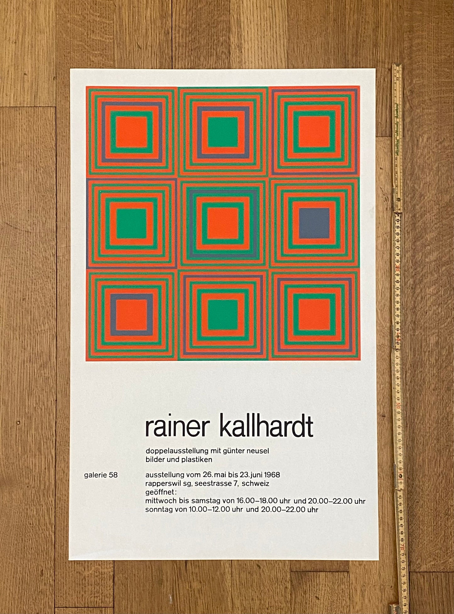 Reiner Kallhardt original art poster - 17.7"×28.3" (45×72cm)