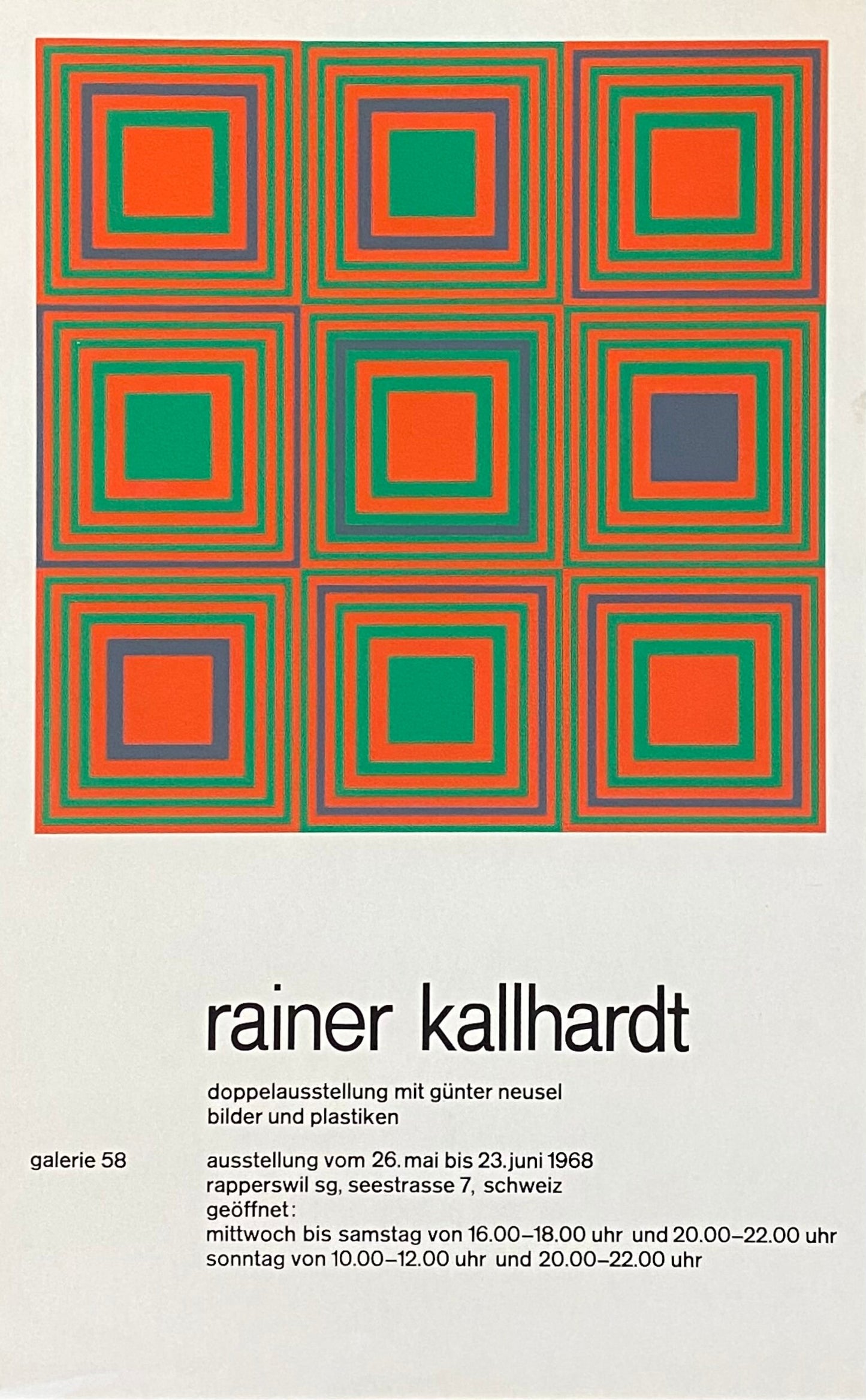 Reiner Kallhardt original art poster - 17.7"×28.3" (45×72cm)
