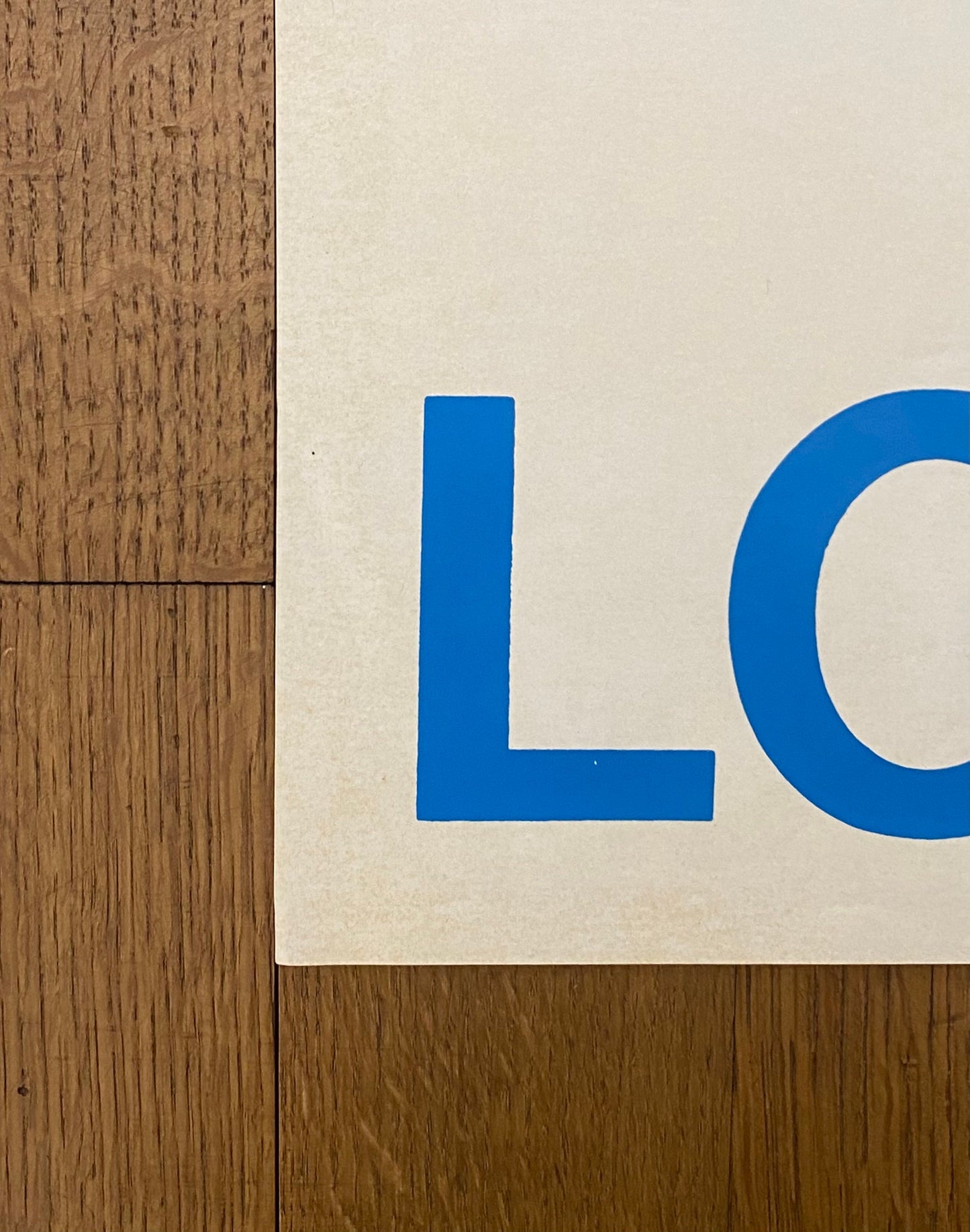 Robert Indiana "Love" original art poster - 24.4"×33.7" (62×85.5cm)