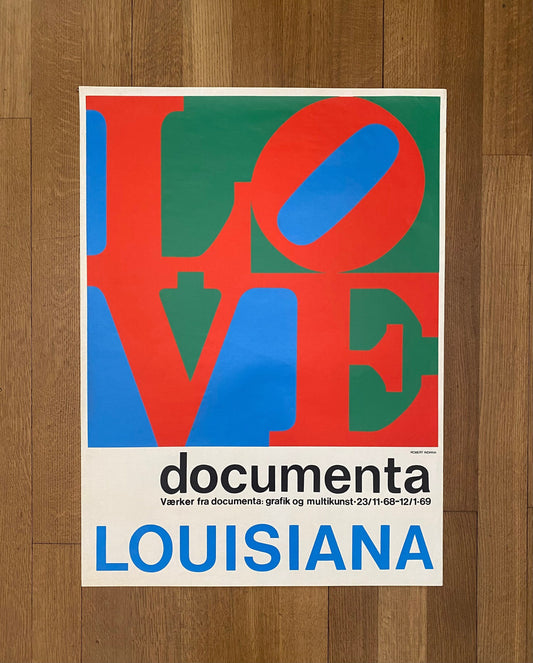 Robert Indiana "Love" original art poster - 24.4"×33.7" (62×85.5cm)