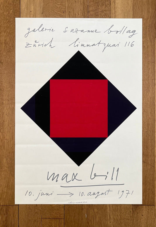Max Bill original Art Poster - 18.9"×27.6" (48×70cm)