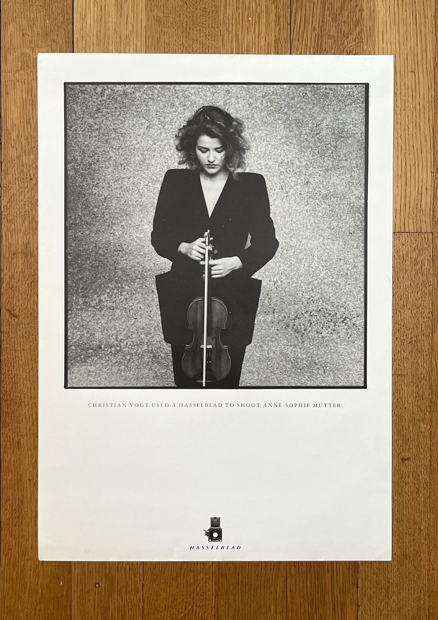 Ann-Sophie Mutter original photography poster - 16.5"×23.6" (42×60cm)