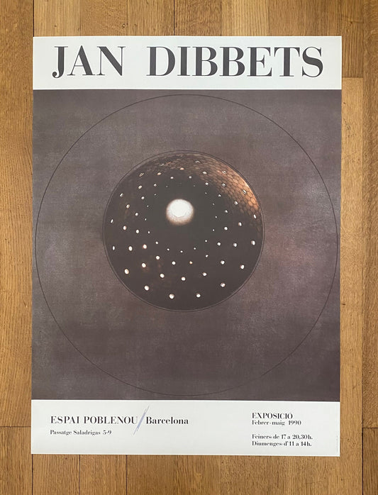 Jan Dibbets original art poster - 22.0"×29.9" (56×76cm)