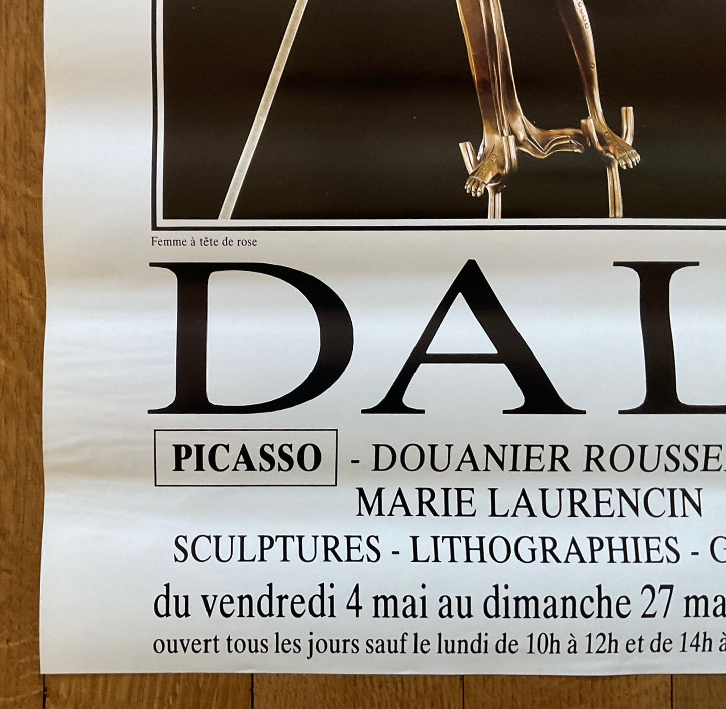Salvador Dalí original art poster - 15.7"×23.6" (40×60cm)