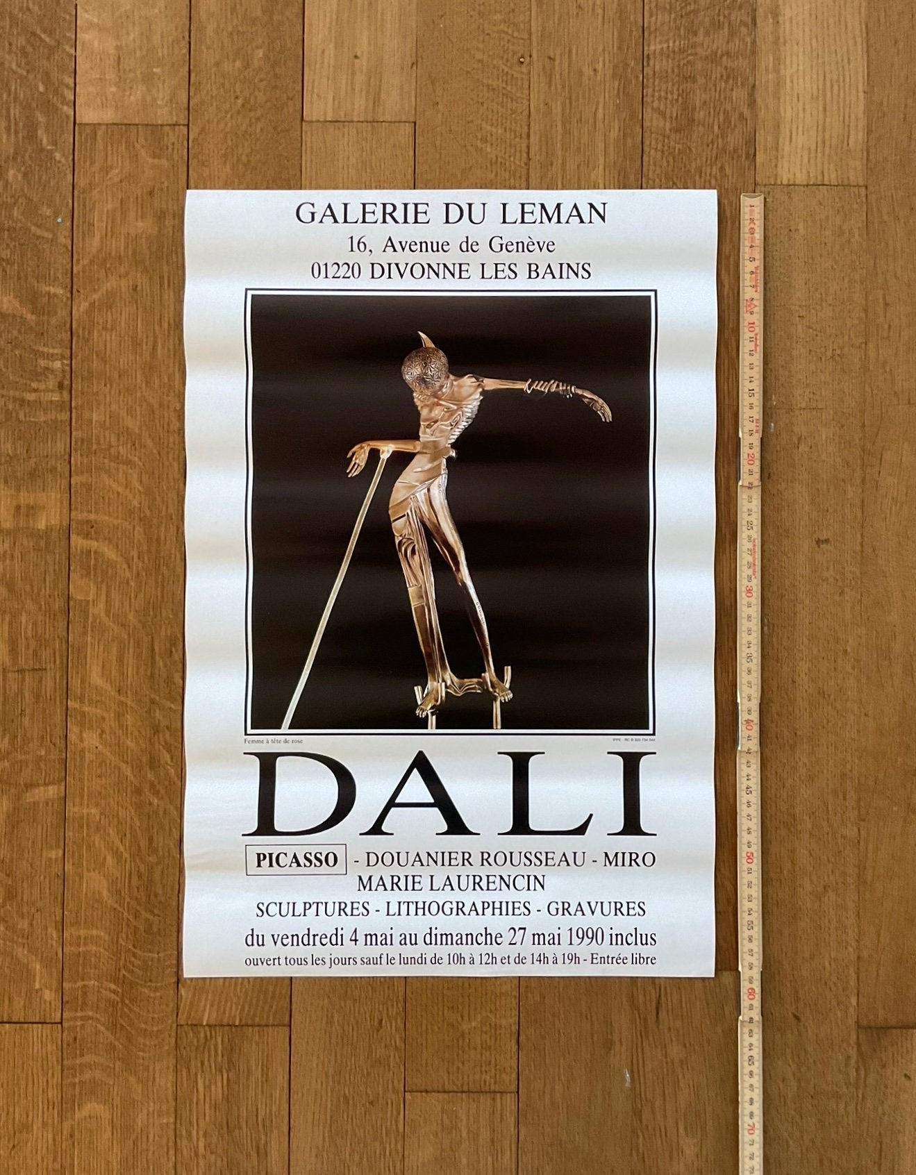 Salvador Dalí original art poster - 15.7"×23.6" (40×60cm)