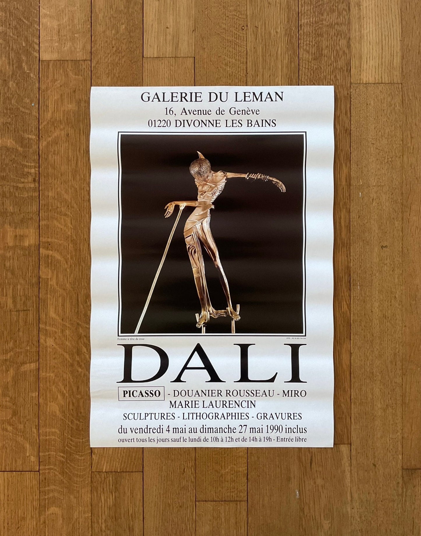 Salvador Dalí original art poster - 15.7"×23.6" (40×60cm)