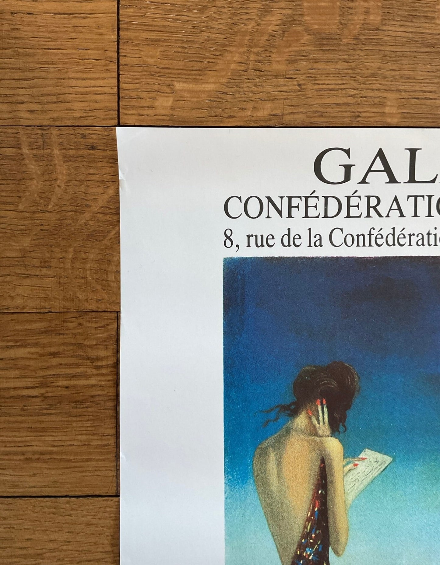 Salvador Dalí original art poster - 15.7"×24.0" (40×61cm)