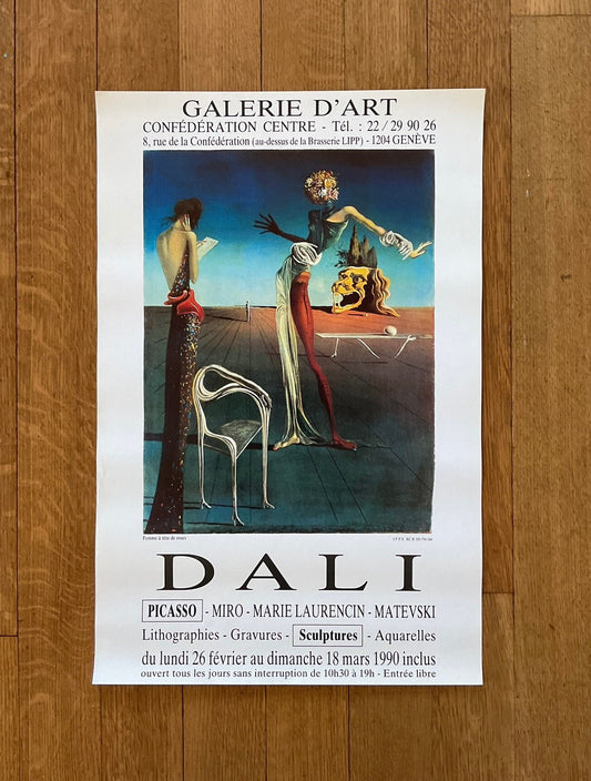 Salvador Dalí original art poster - 15.7"×24.0" (40×61cm)