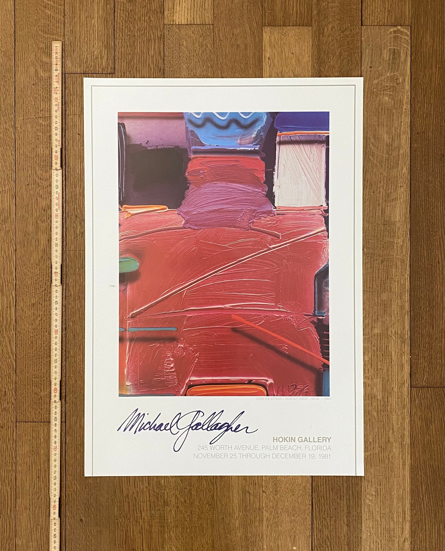 Michael Gallagher original photo poster "Above the Stones" - 19.1"×27.0" (48.5×68.5cm)