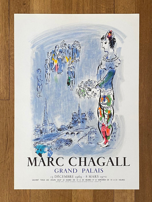 Marc Chagall original art poster - 20.1"×28.0" (51×71cm)