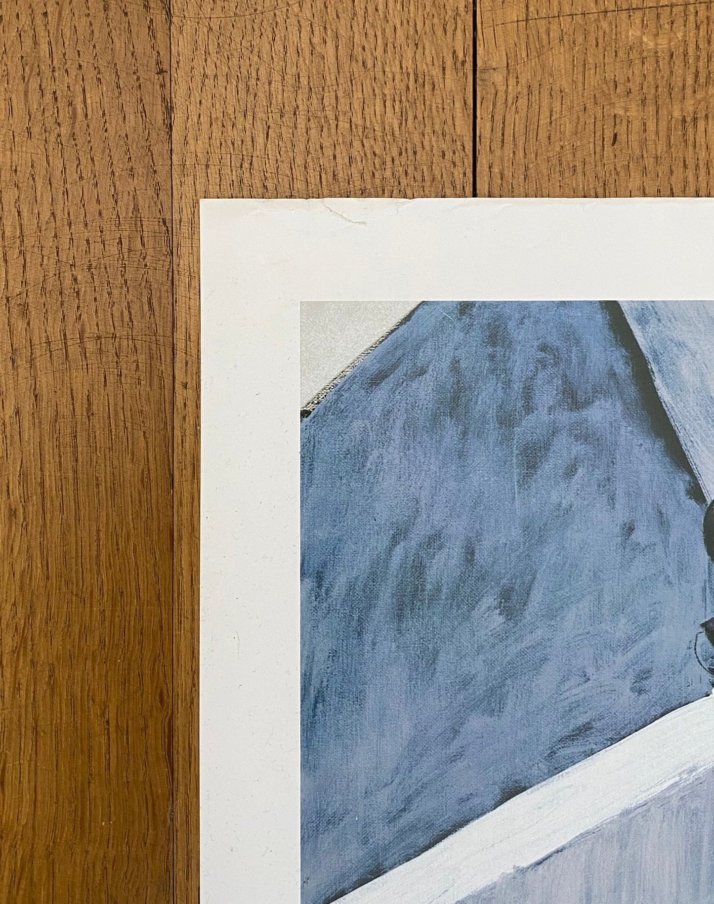 David Hockney original exhibition poster used - 41.9"×28.0" (106.5×71cm)