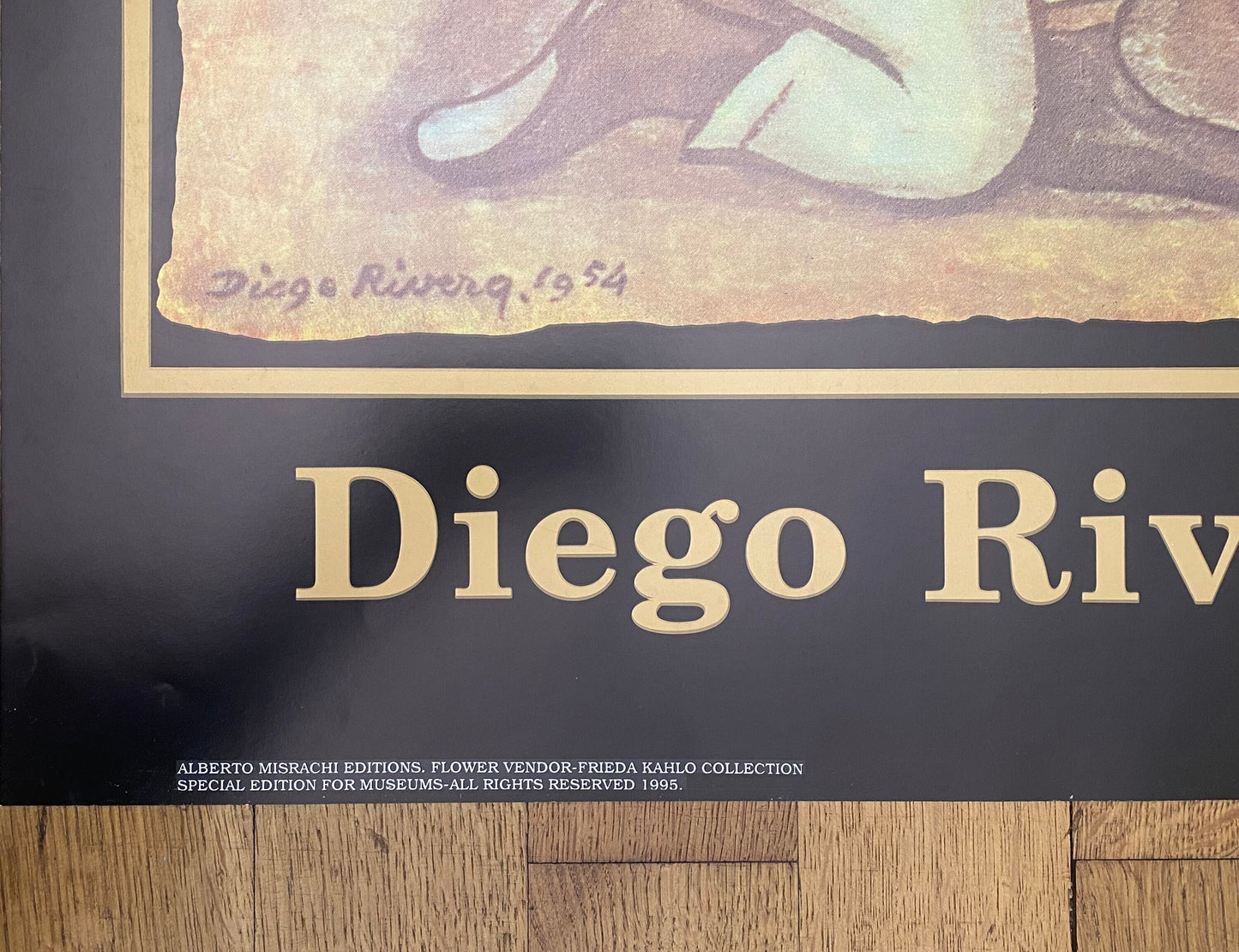 Diego Rivera original art poster - 23.0"×34.6" (58.5×88cm)