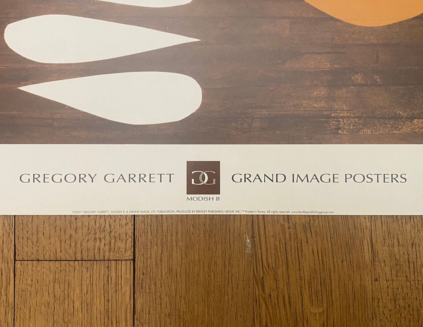 Gregory Garrett original art poster - 20.1"×27.0" (51×68.5cm)