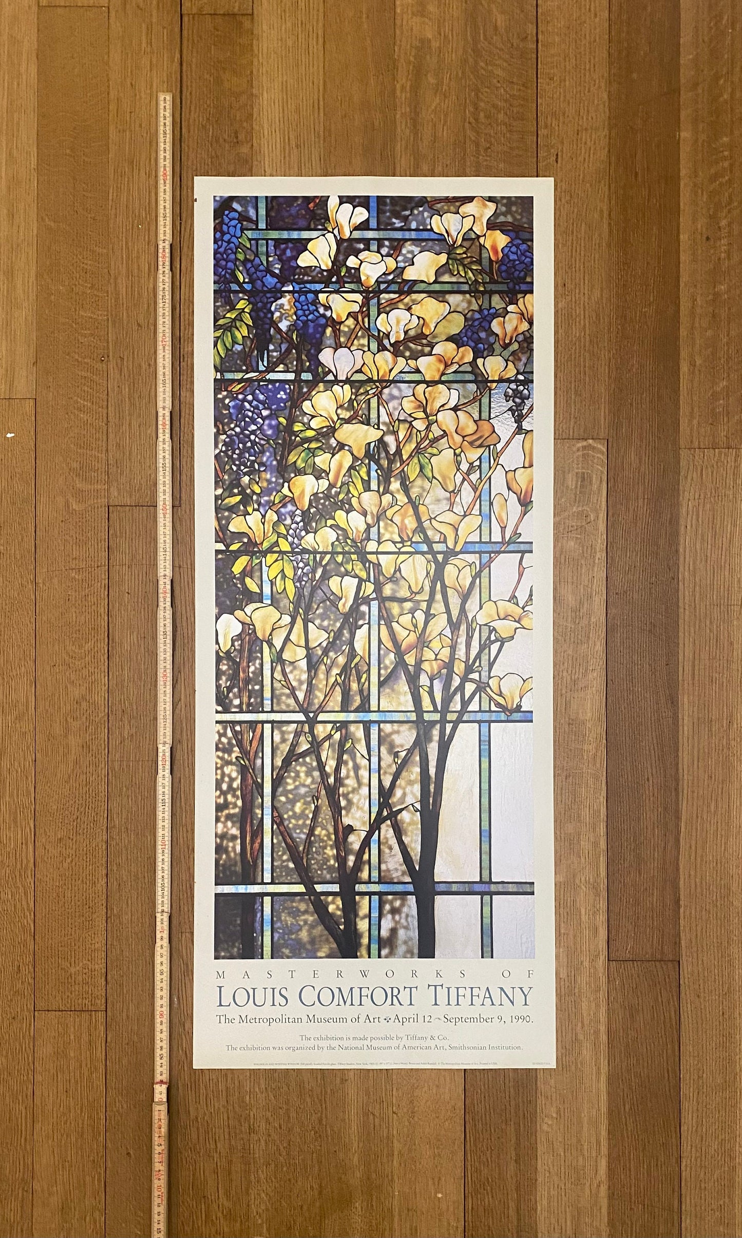 Louis Comfort Tiffany original art poster - 16.9"×41.9" (43×106.5cm)
