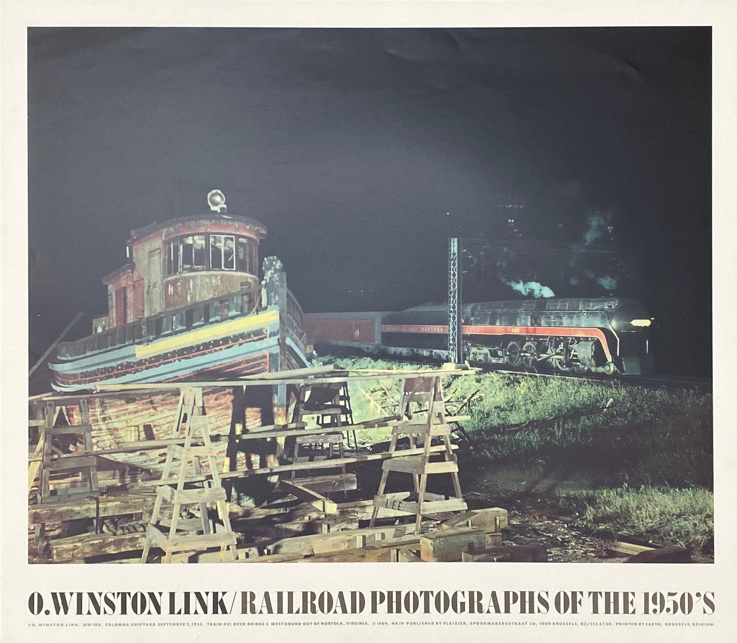 Ogle Winston Link original photography poster - 31.3"×27.6" (79.5×70cm)
