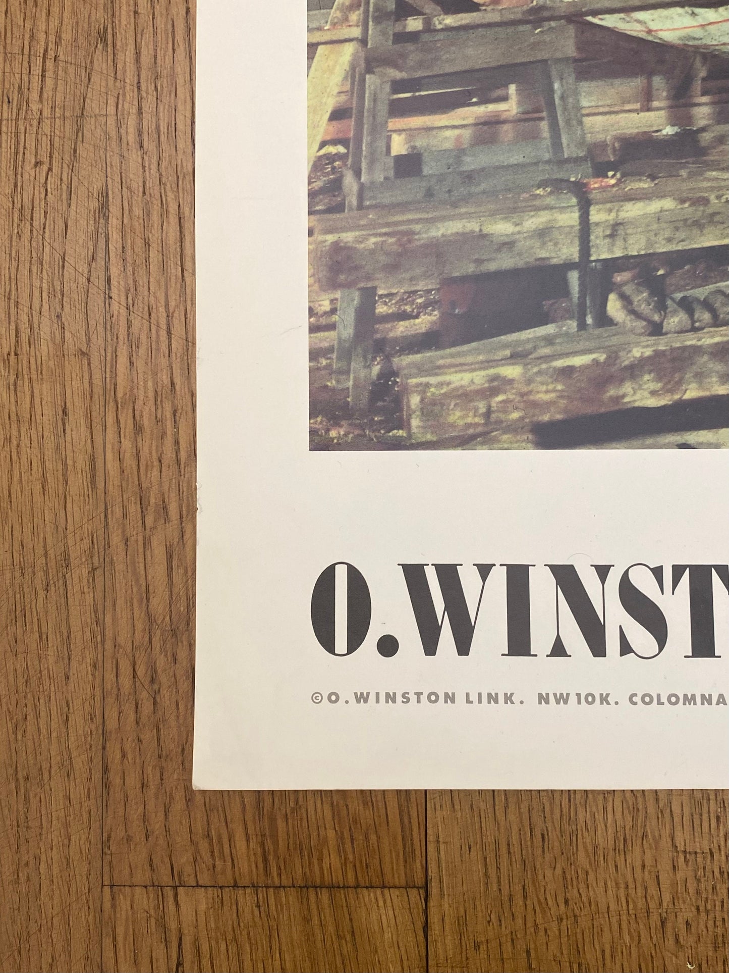 Ogle Winston Link original photography poster - 31.3"×27.6" (79.5×70cm)