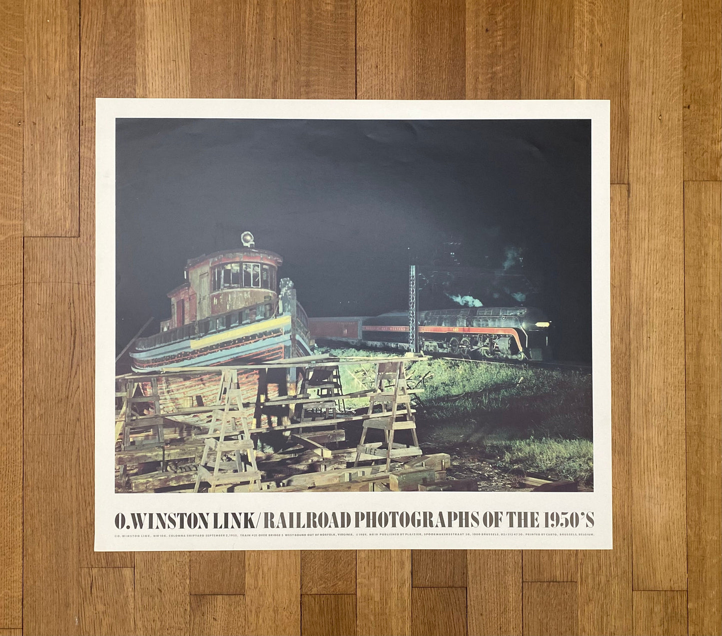 Ogle Winston Link original photography poster - 31.3"×27.6" (79.5×70cm)
