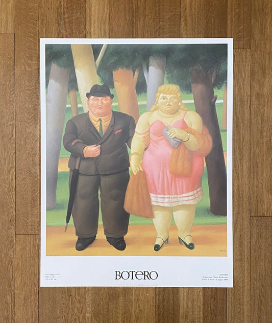 Fernando Botero original art poster - 27.6"×35.2" (70×89.5cm)