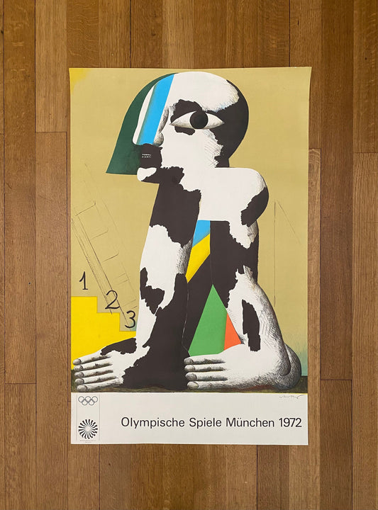 Horst Antes original art poster - 25.2"×39.6" (64×100.5cm)