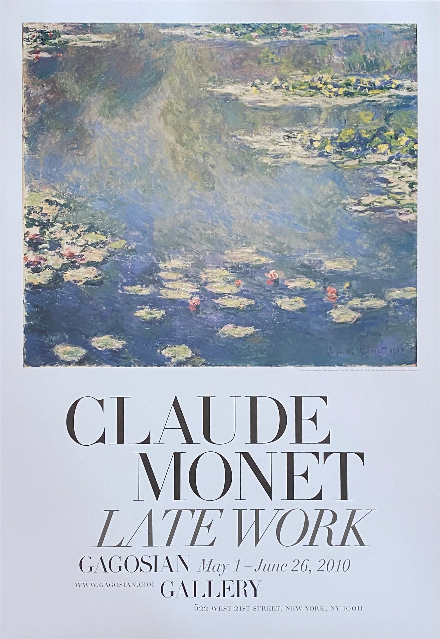 Claude Monet original art poster - 27.0"×39.0" (68.5×99cm)