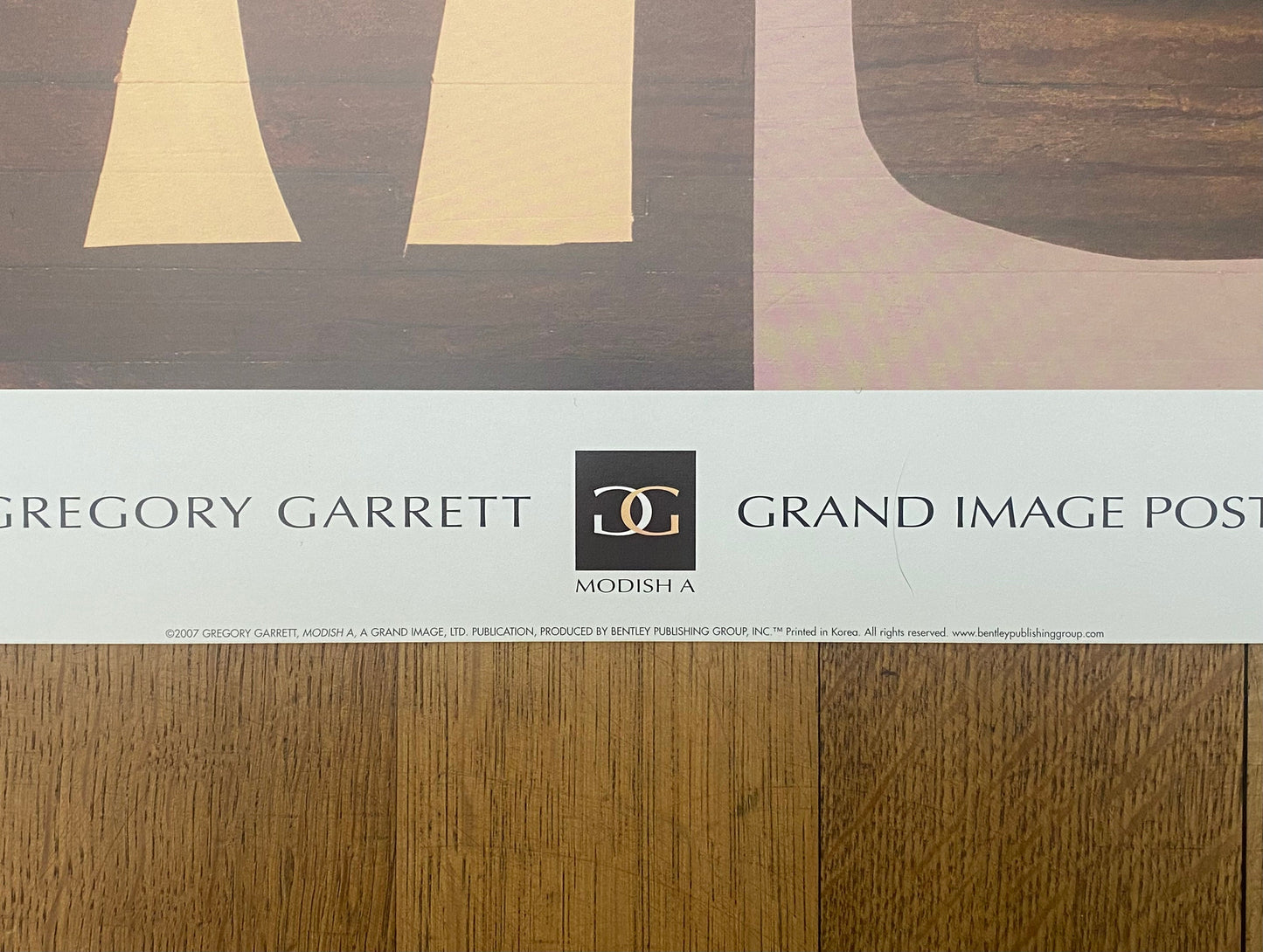 Gregory Garrett original art poster - 20.1"×27.0" (51×68.5cm)