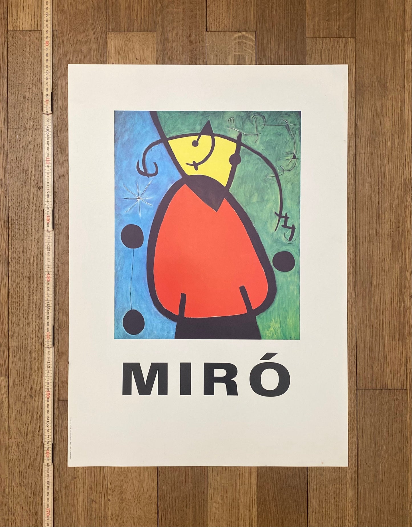 Miro original art poster - 18.9"×27.2" (48×69cm)