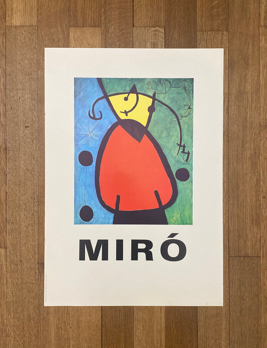 Miro original art poster - 18.9"×27.2" (48×69cm)