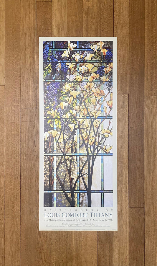 Louis Comfort Tiffany original art poster - 16.9"×41.9" (43×106.5cm)