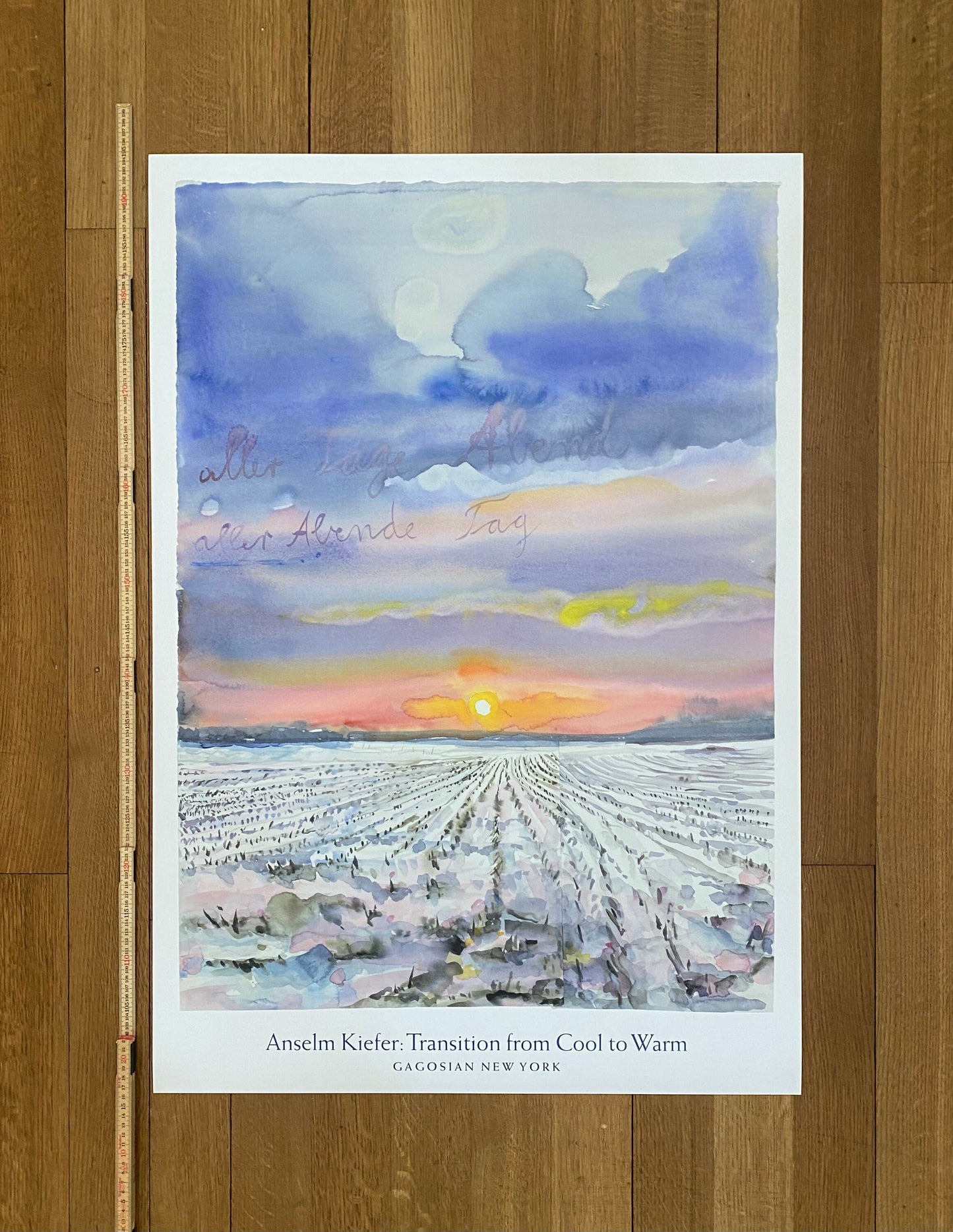 Anselm Kiefer original art poster - 27.0"×39.0" (68.5×99cm)