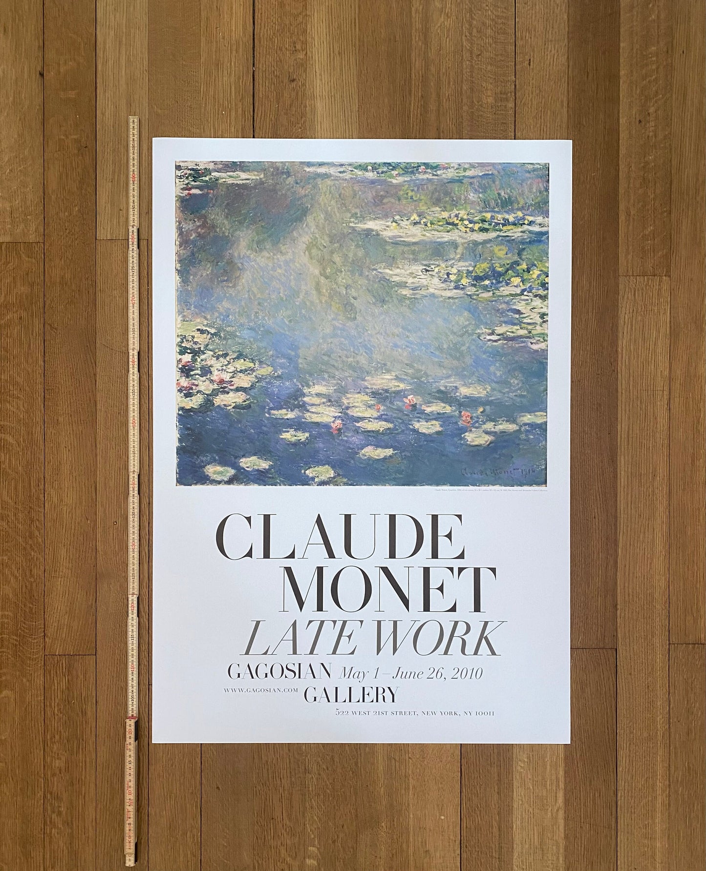 Claude Monet original art poster - 27.0"×39.0" (68.5×99cm)