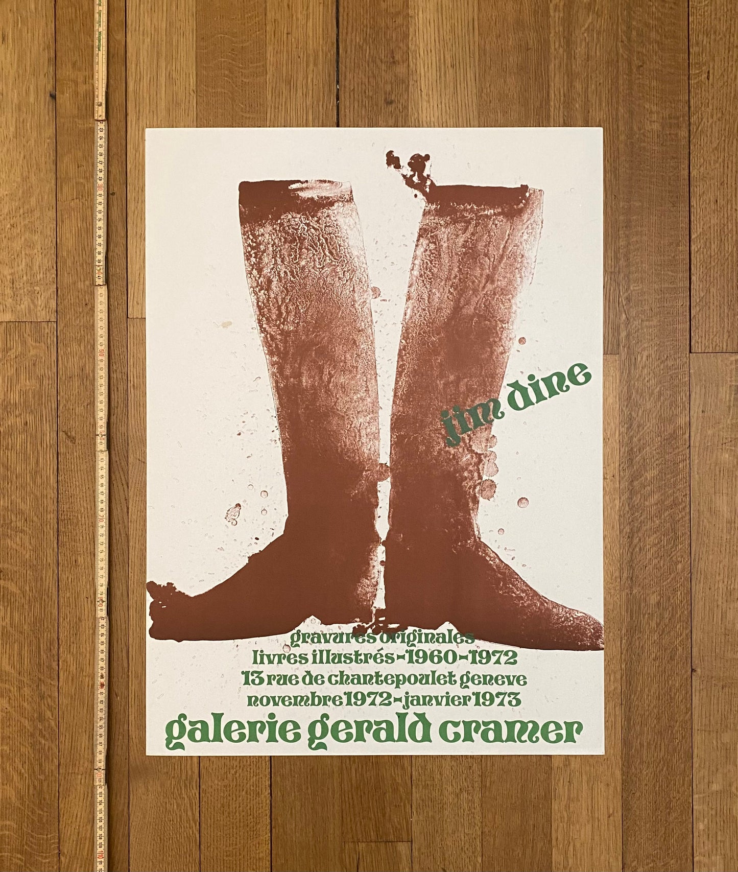 Jim Dine original art Poster - 21.9"×29.9" (55.5×76cm)