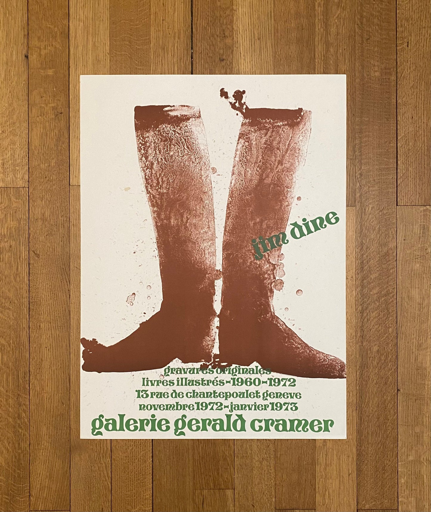 Jim Dine original art Poster - 21.9"×29.9" (55.5×76cm)