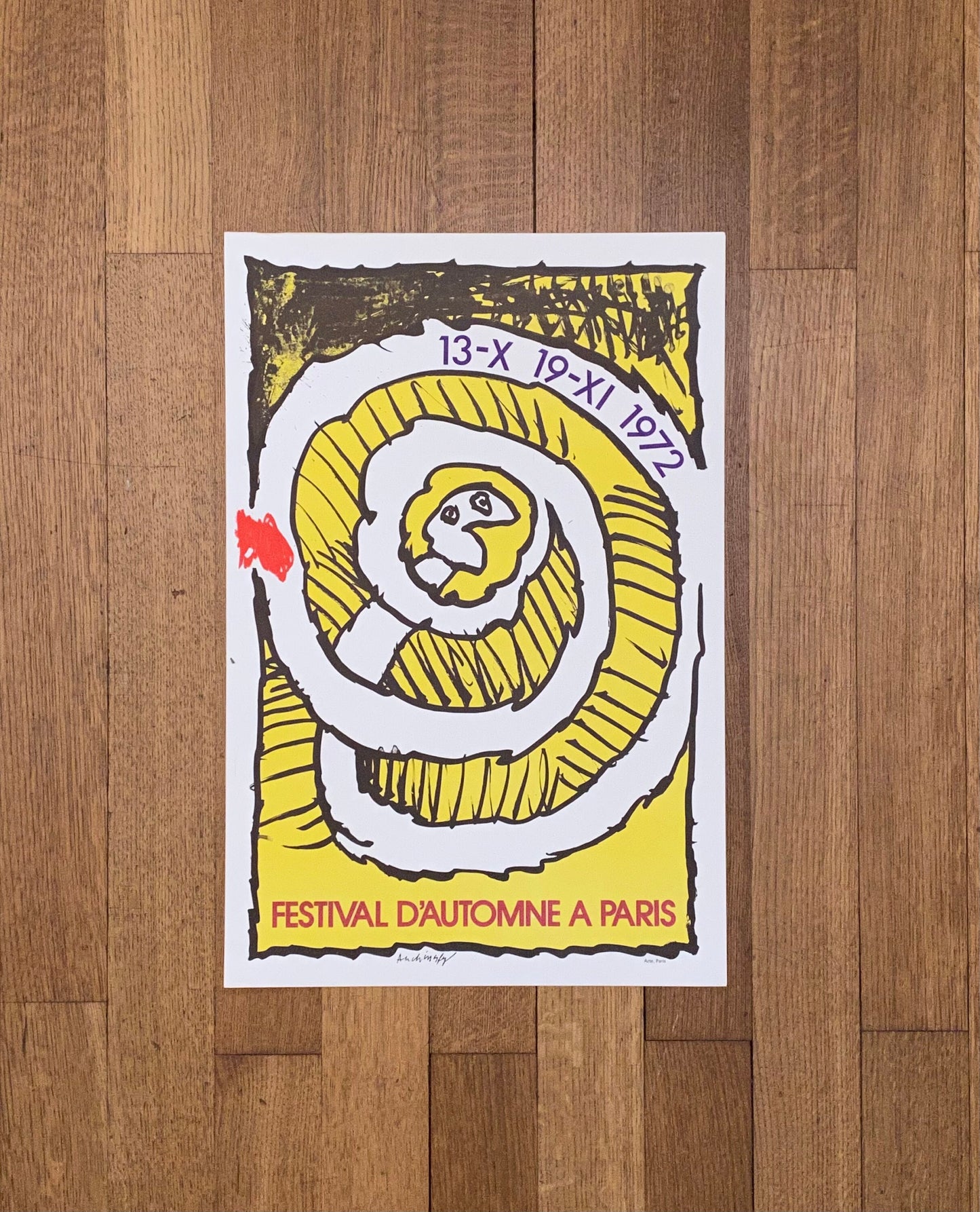 Alechinsky art exhibition poster - 15.7"×23.6" (40×60cm)