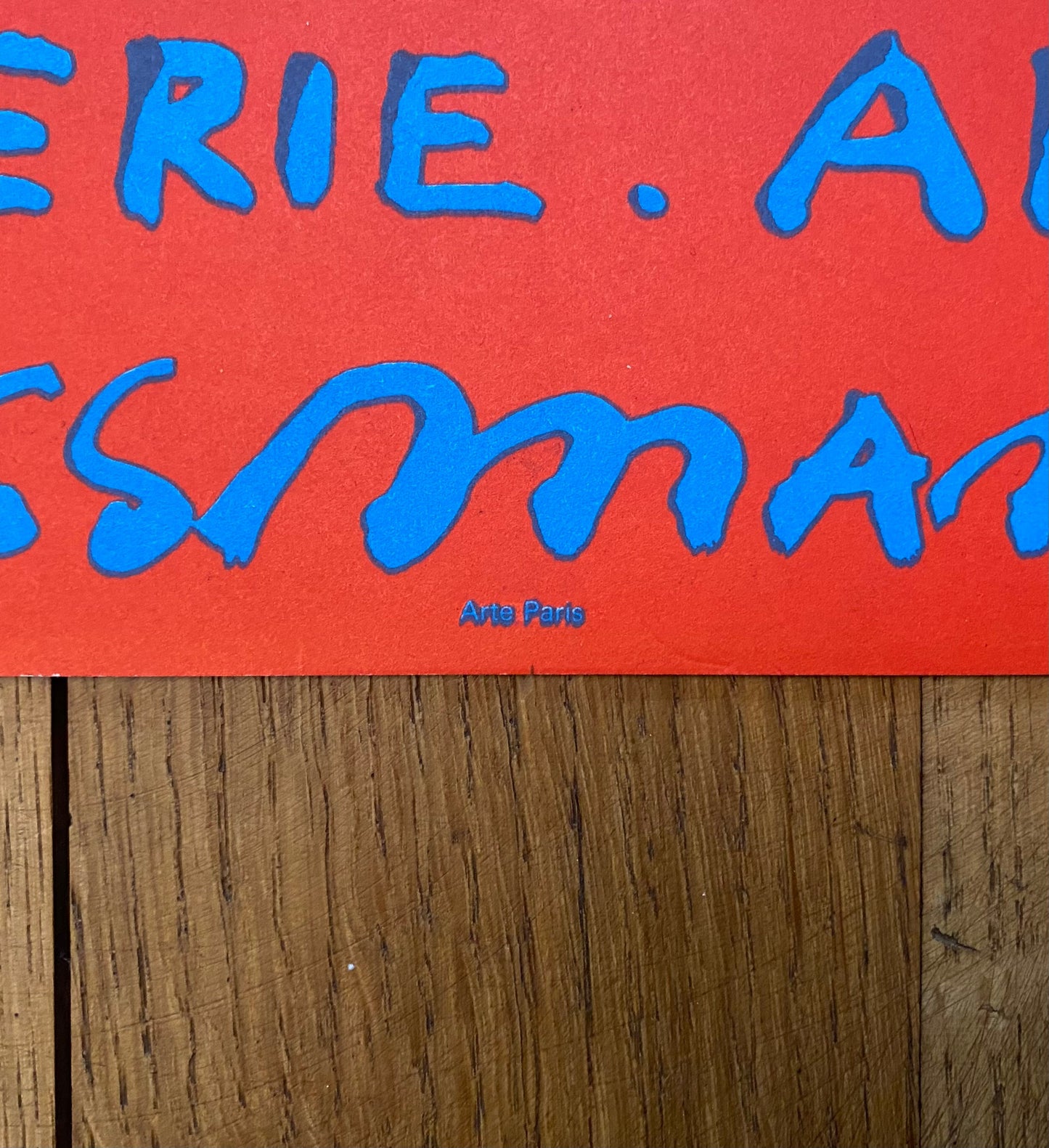 Karel Appel original art exhibition poster - 23.6"×35.2" (60×89.5cm)
