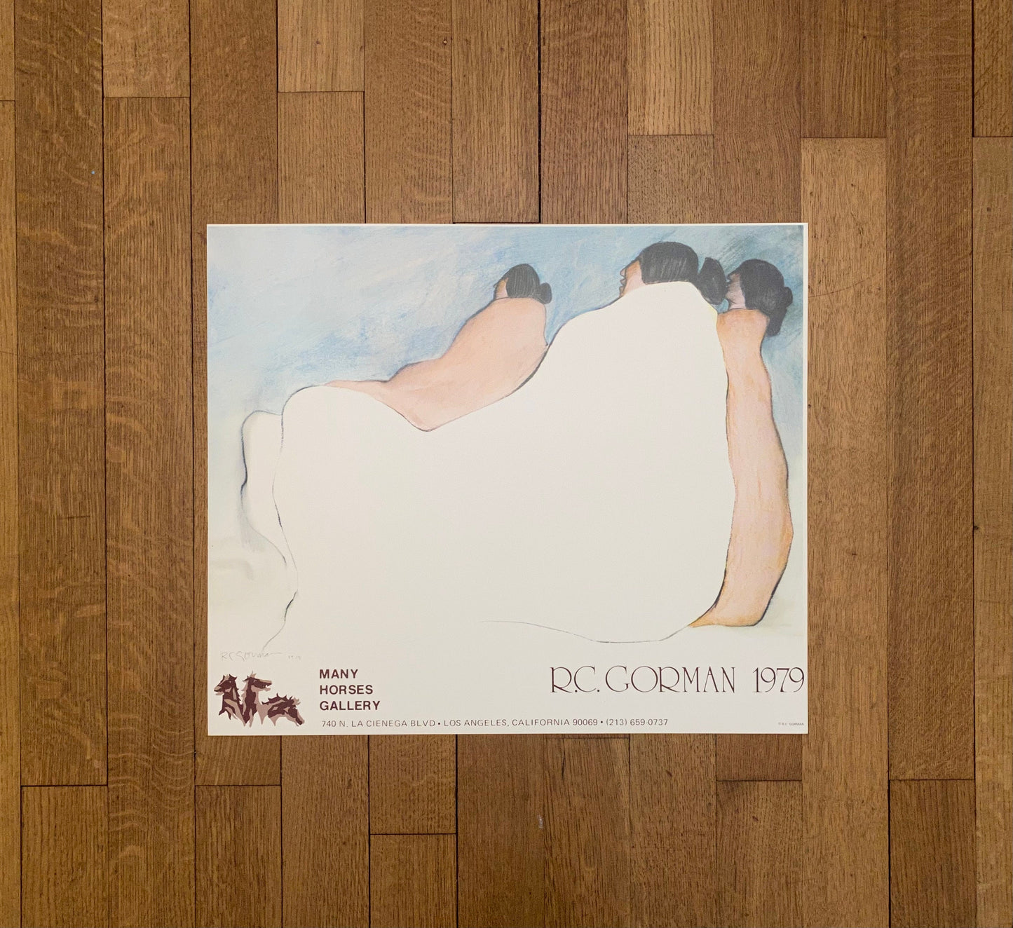 R. C. Gorman original art poster - 23.2"×19.7" (59×50cm)