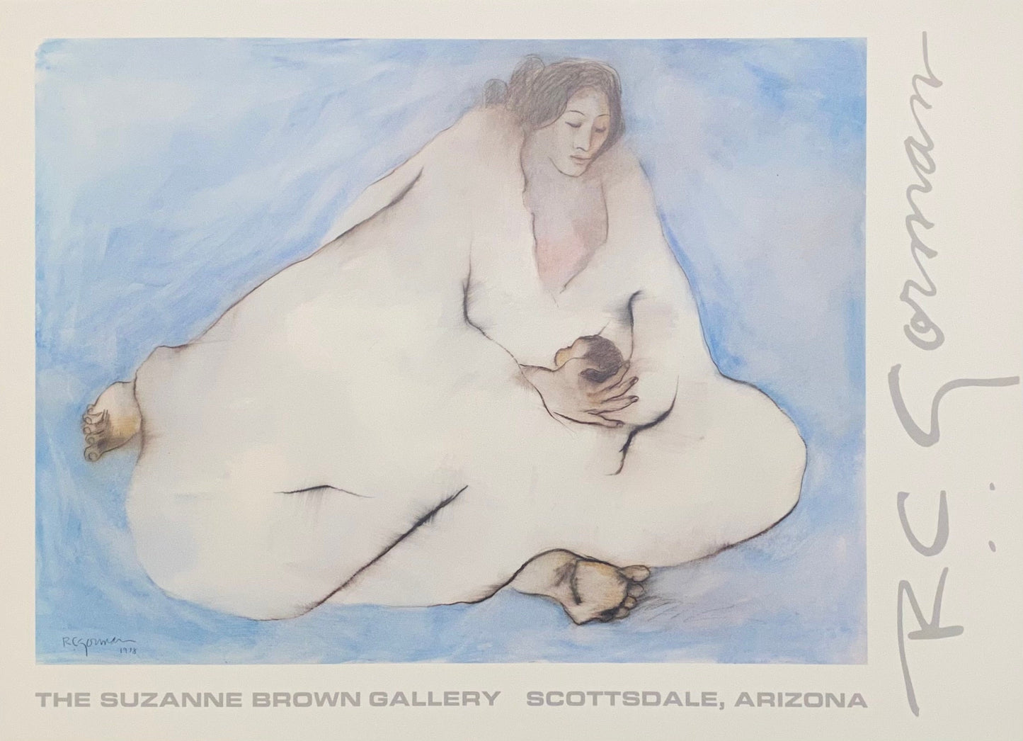 R. C. Gorman original art poster - 25.0"×18.1" (63.5×46cm)