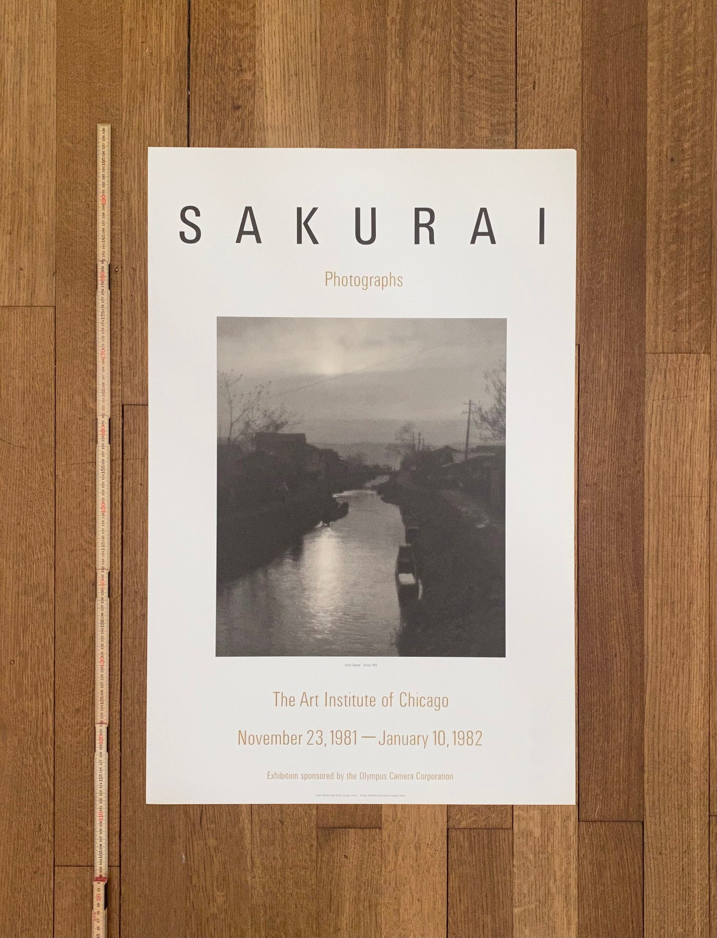 Eiichi Sakurai photo poster used - 22.0"×33.7" (56×85.5cm)