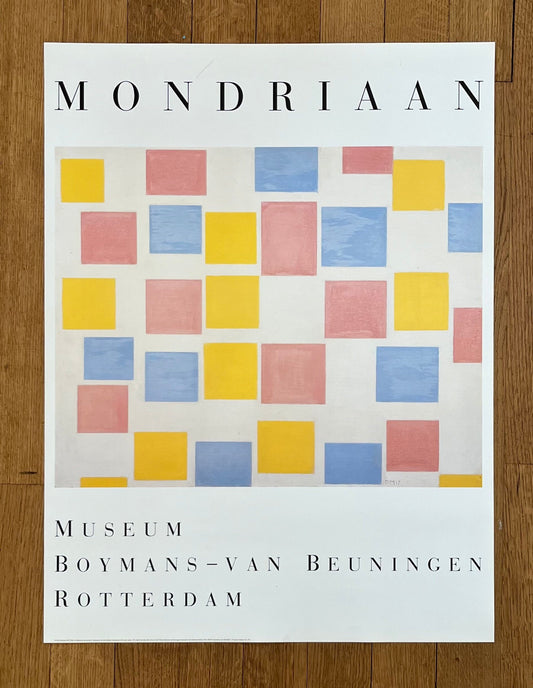 Piet Mondrian original art poster - 23.6"×31.5" (60×80cm)