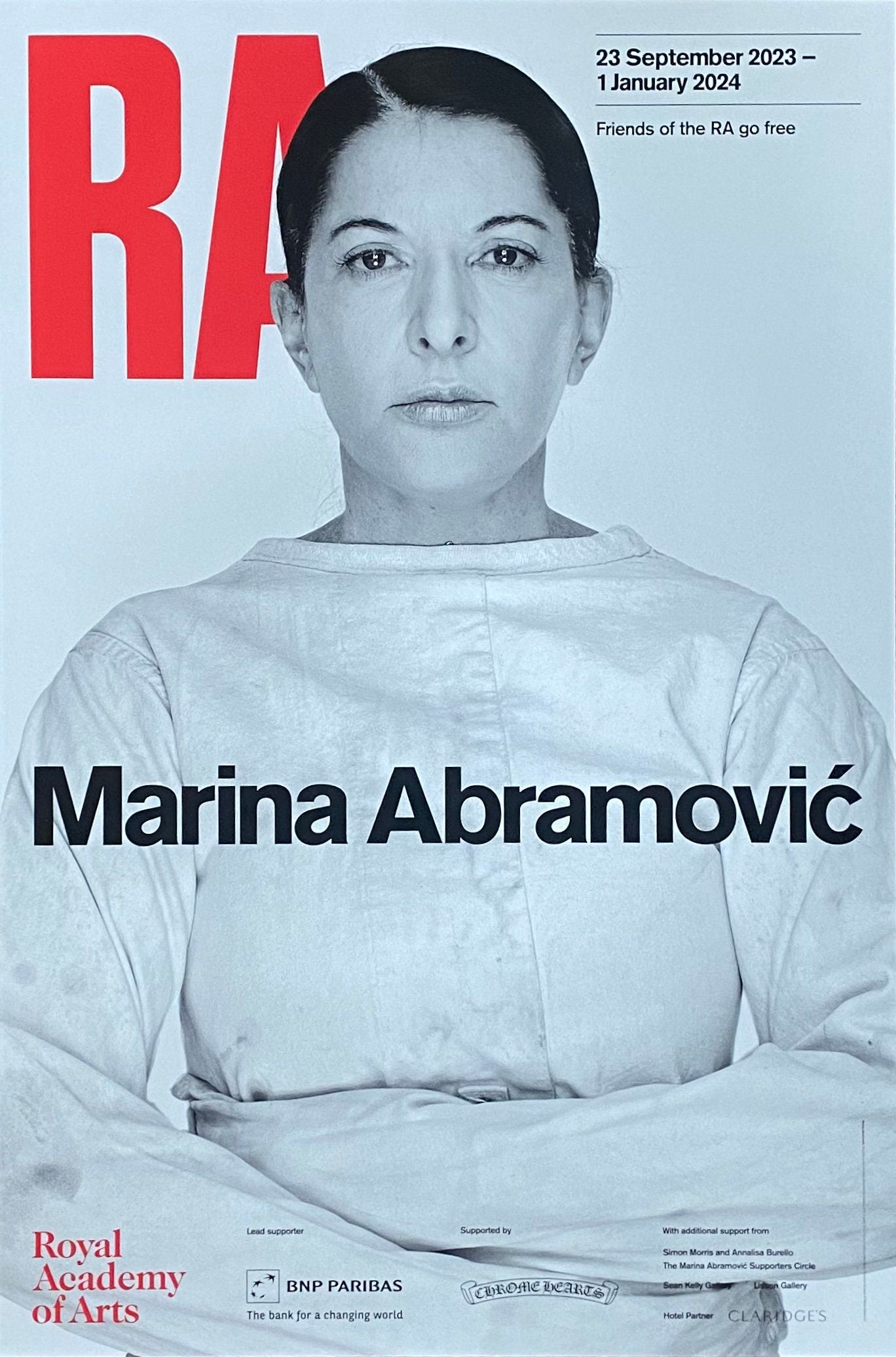 Marina Abramovic original art poster - 20.1"×29.9" (51×76cm)