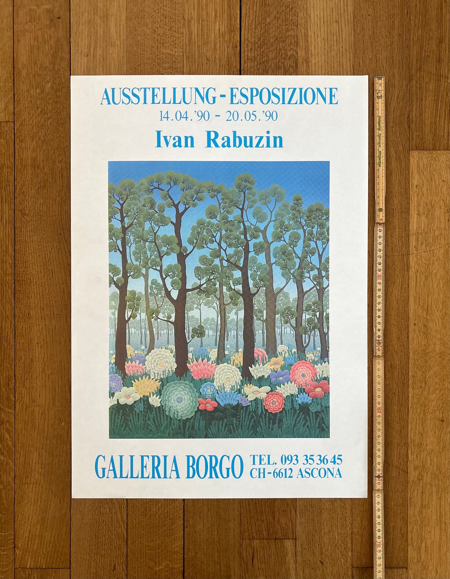 Ivan Rabuzin original art poster - 17.7"×25.2" (45×64cm)