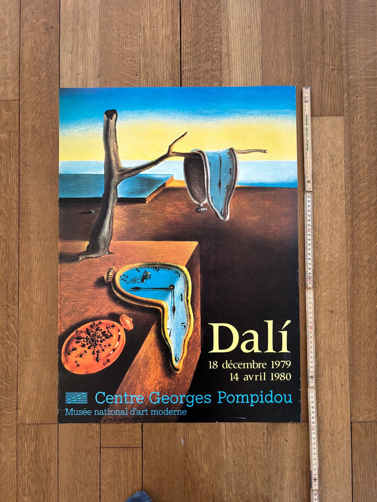 Salvador Dalí original art poster - 19.7"×27.6" (50×70cm)