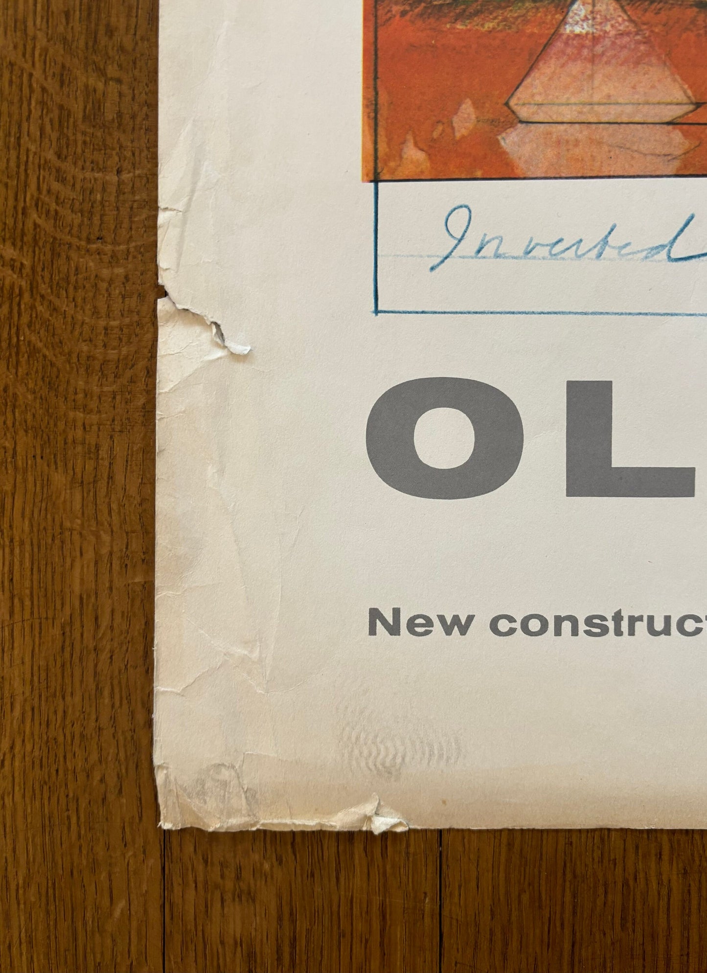 Claes Oldenburg original art poster - 25.0"×38.0" (63.5×96.5cm)