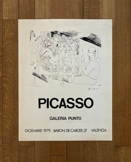 Picasso art exhibition poster - 19.7"×25.6" (50×65cm)