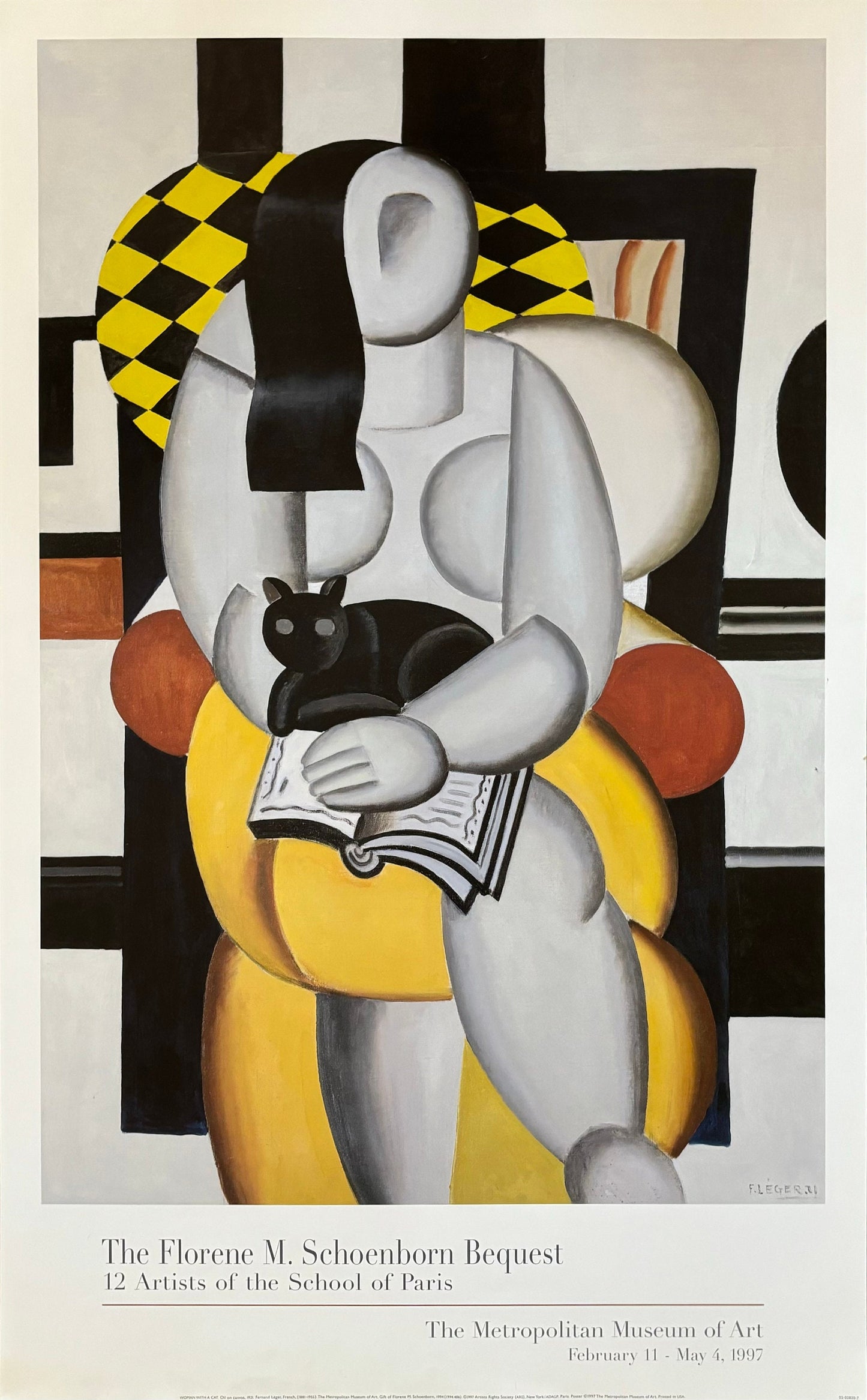 Fernand Léger original art poster - 26.0"×41.9" (66×106.5cm)