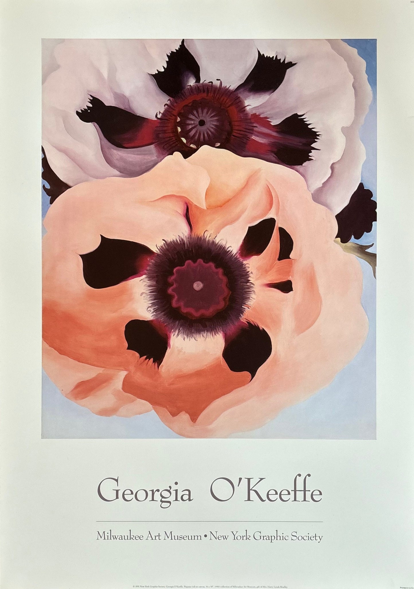 Georgia O'Keeffe original art poster - 25.0"×35.4" (63.5×90cm)