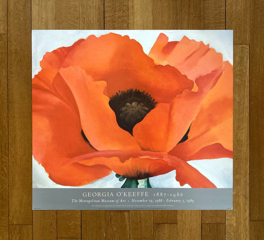 Georgia O'Keeffe original art poster - 28.0"×25.0" (71×63.5cm)