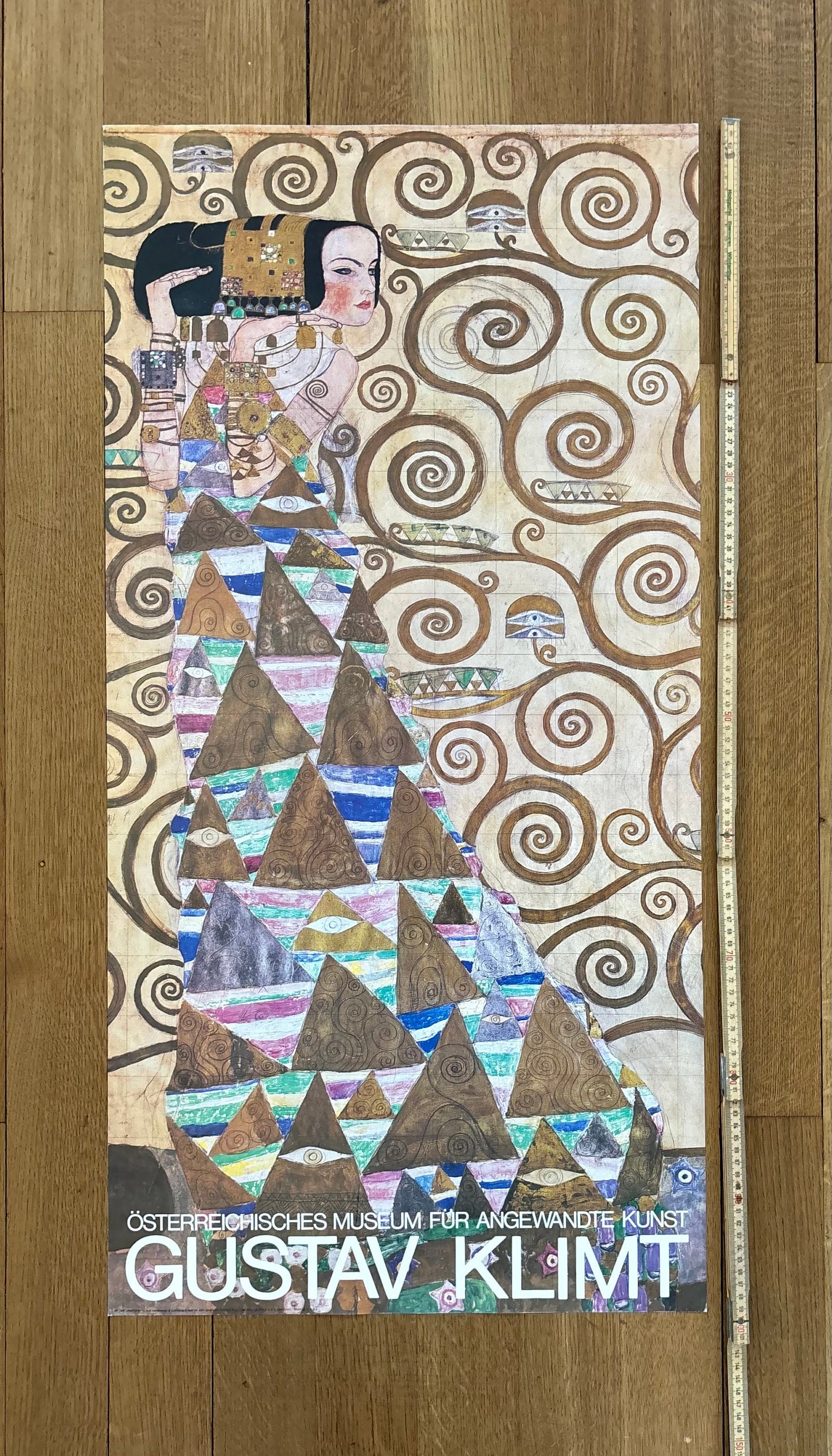 Gustav Klimt art exhibition poster - 19.7"×39.2" (50×99.5cm)