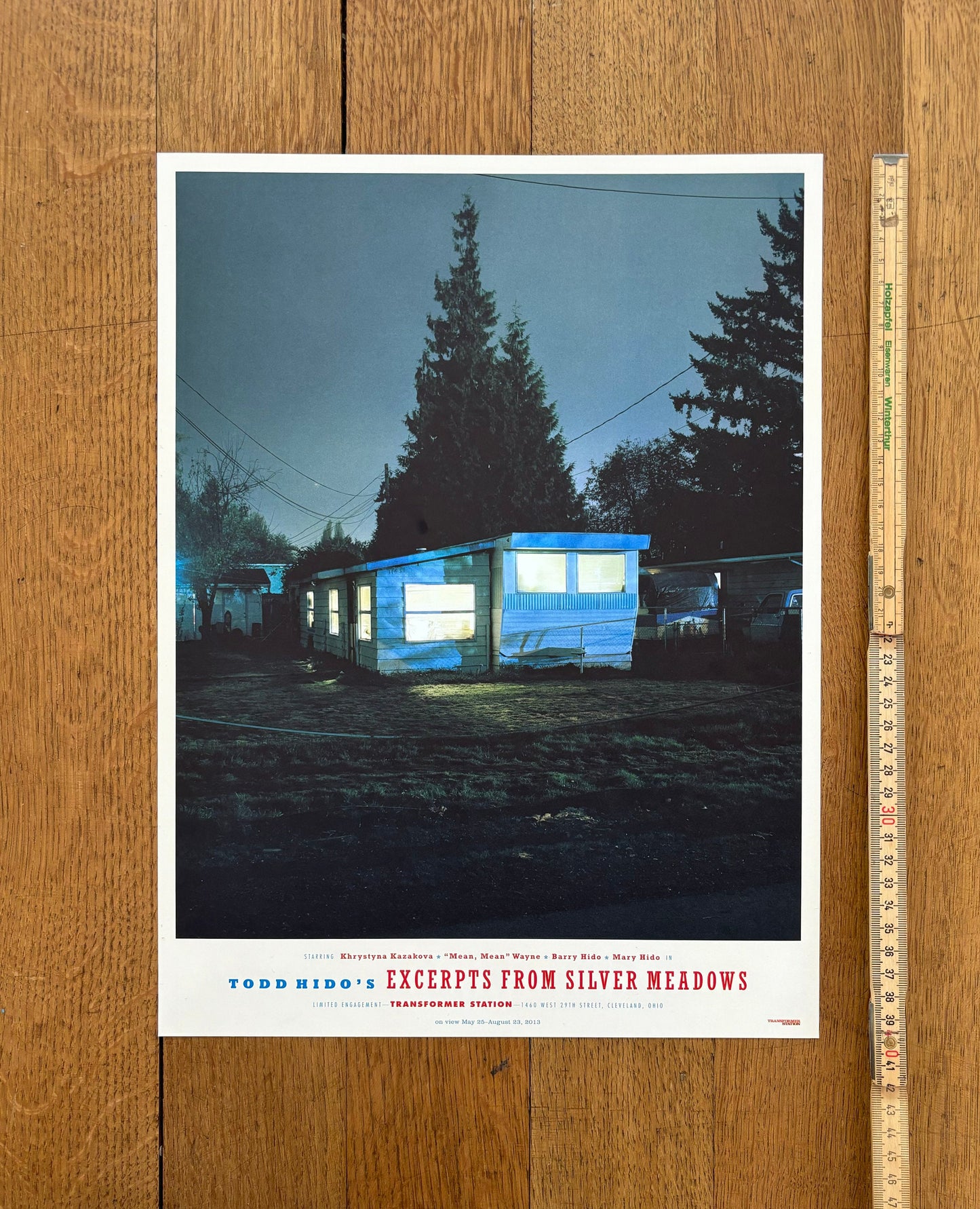 Todd Hido original photography poster - 12.0"×15.9" (30.5×40.5cm)